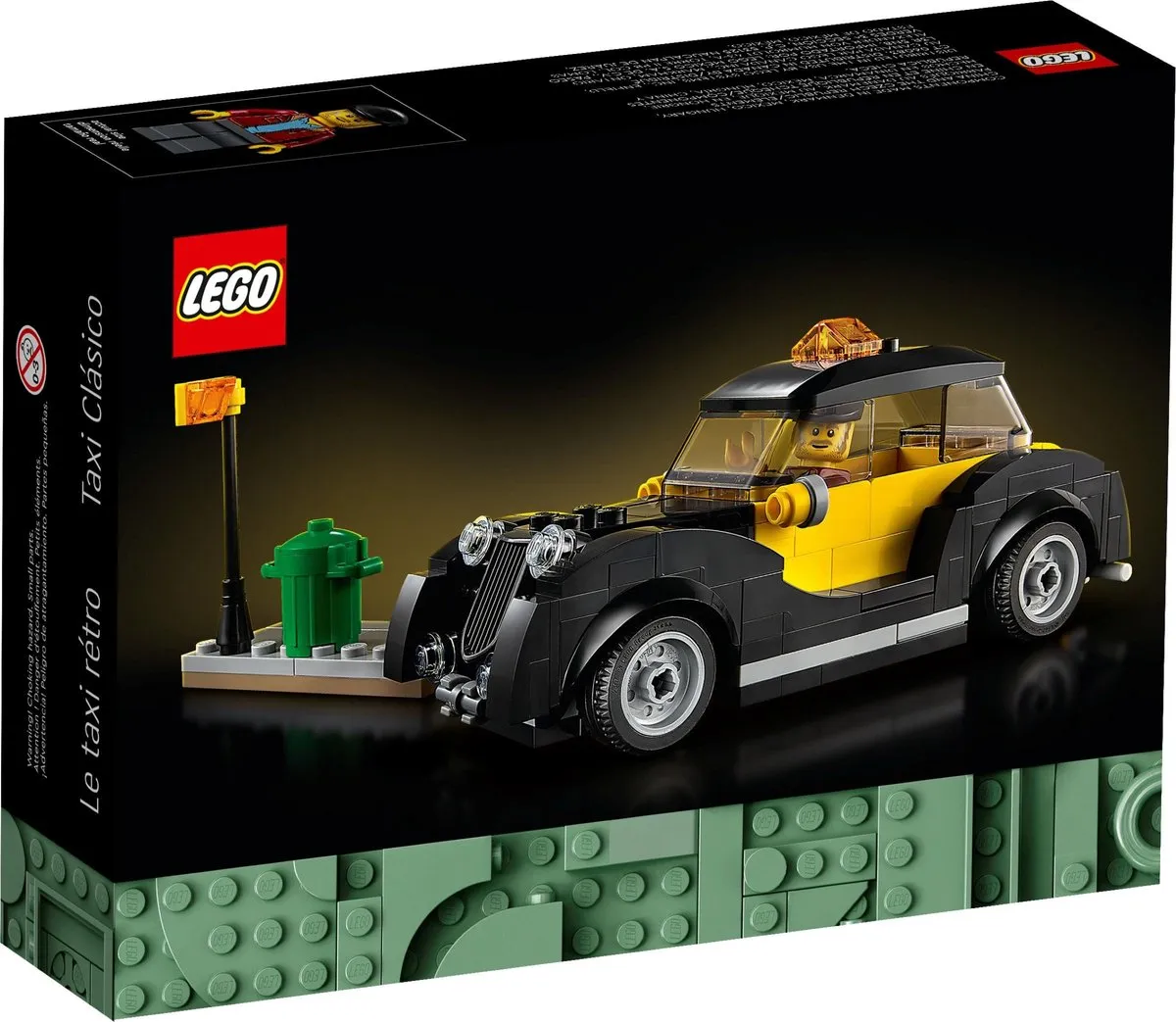 LEGO Vintage Taxi 40532 - 163 Stukken - Geel/Zwart
