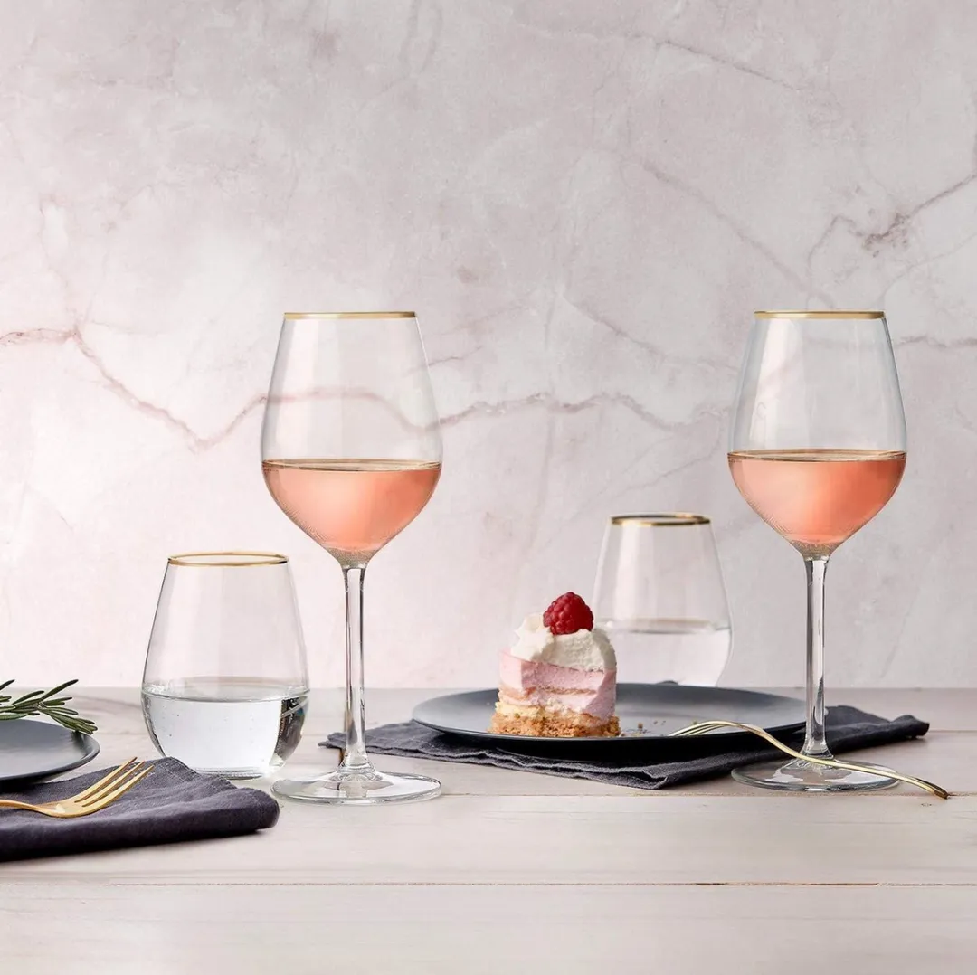 Libbey Hobstar Wijnglazen - 6 Stuks - Ø8cm - 0.38L - afbeelding 4 van 6
