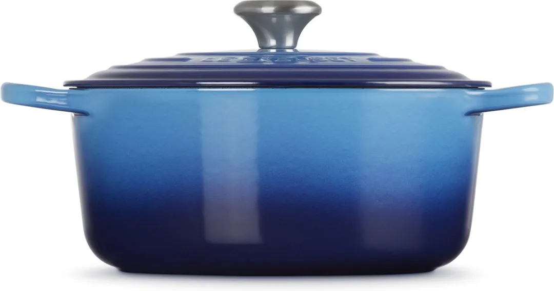 Le Creuset Braadpan Signature Azure Ø26cm - 5,3L - afbeelding 6 van 6