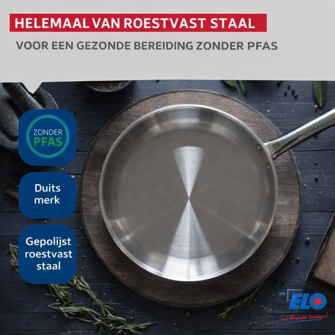 Fackelmann Elo Profi Brillant Keukenset 7-delig - Inductie - Roestvrij staal