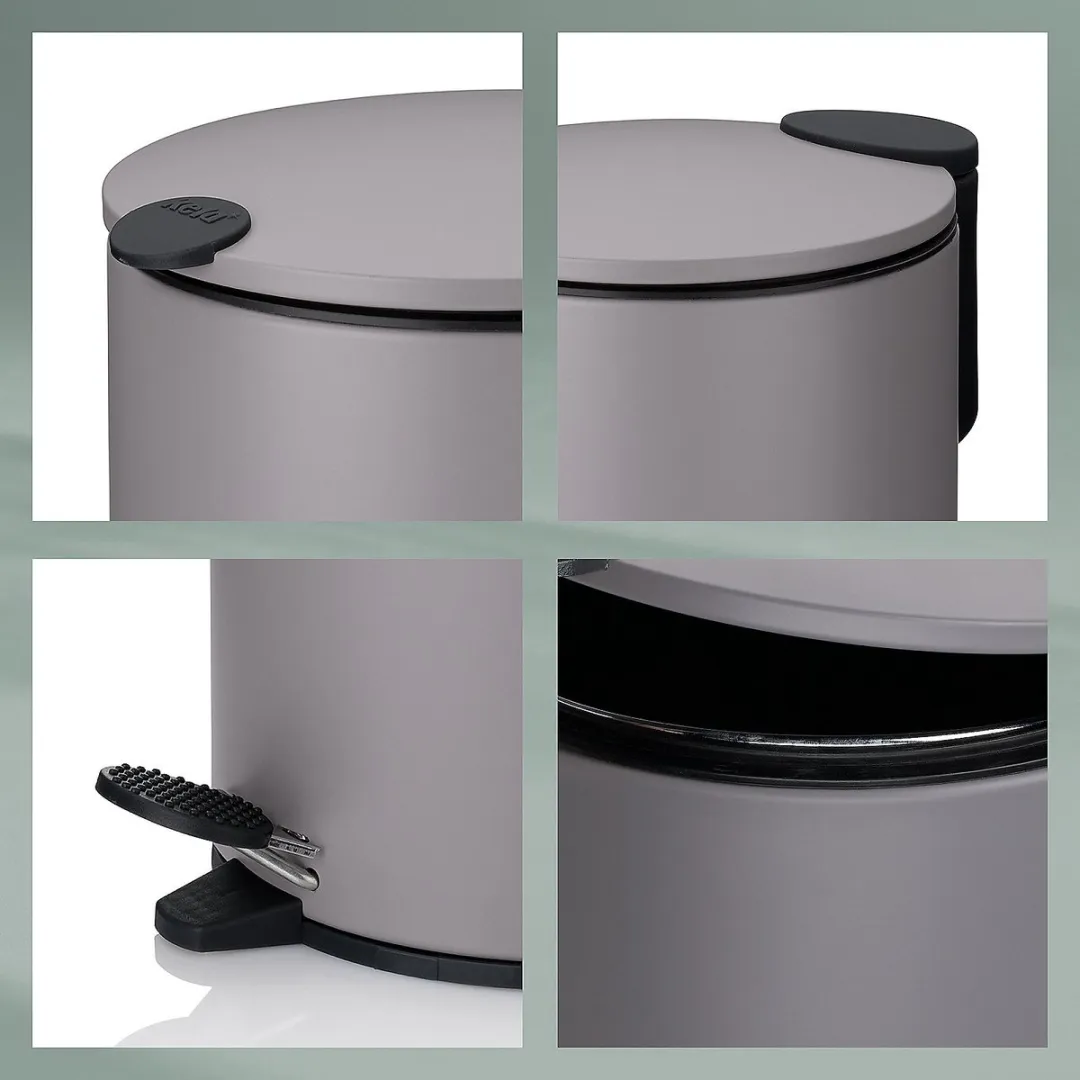 Pedaal Afvalemmer, 12 L, Beige - Kela | Mats