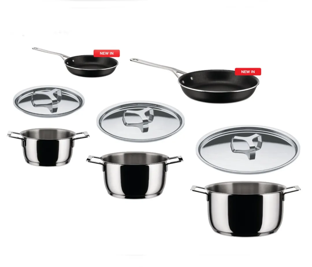 Alessi Pots&Pans Pannenset 8-delig
