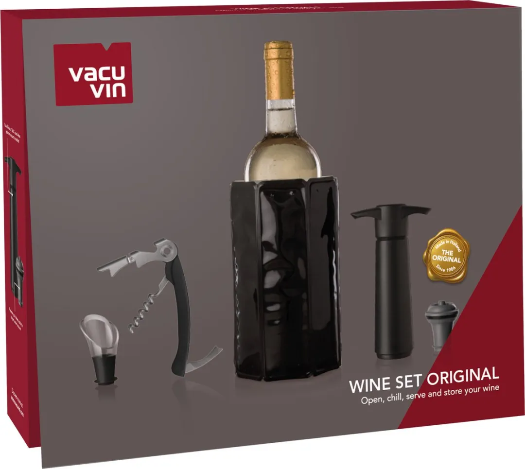 VacuVin Original 5-delige Wijnset