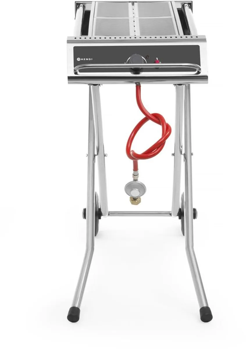HENDI Xenon Pro BBQ 7,5kW - 2 Branders - Roestvrijstaal - afbeelding 6 van 6