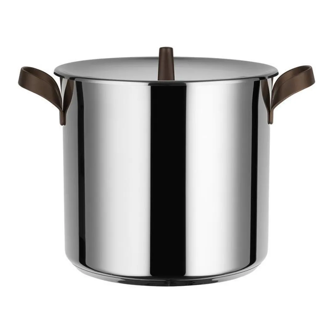 Alessi Kookpan Edo 24cm - 8.5L - Zilver - afbeelding 3 van 6