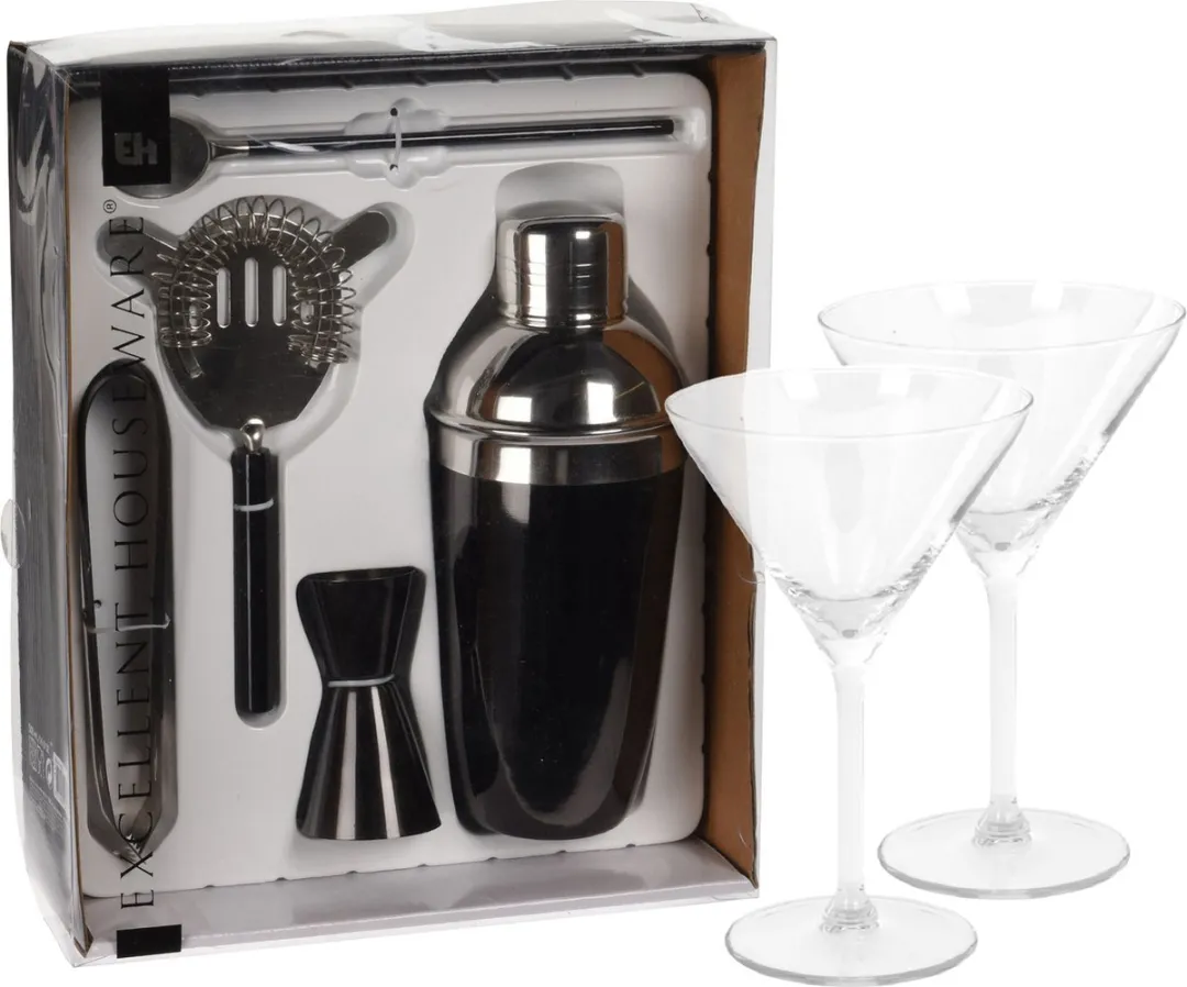 Excellent Houseware Cocktailset 5-delig