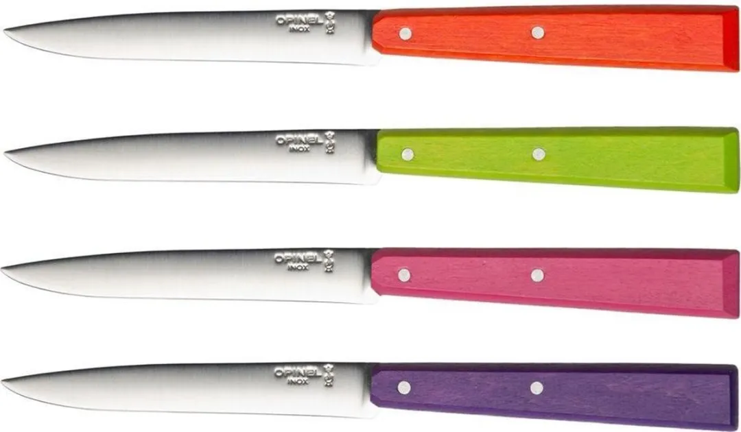 Opinel N°125 Bon Appétit Tafelmessenset 4-delig - Multicolor