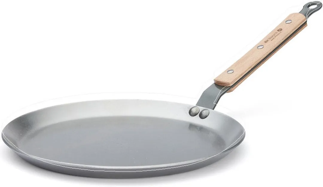 DeBuyer Mineral B Hout Crepepan 24cm - Zilver