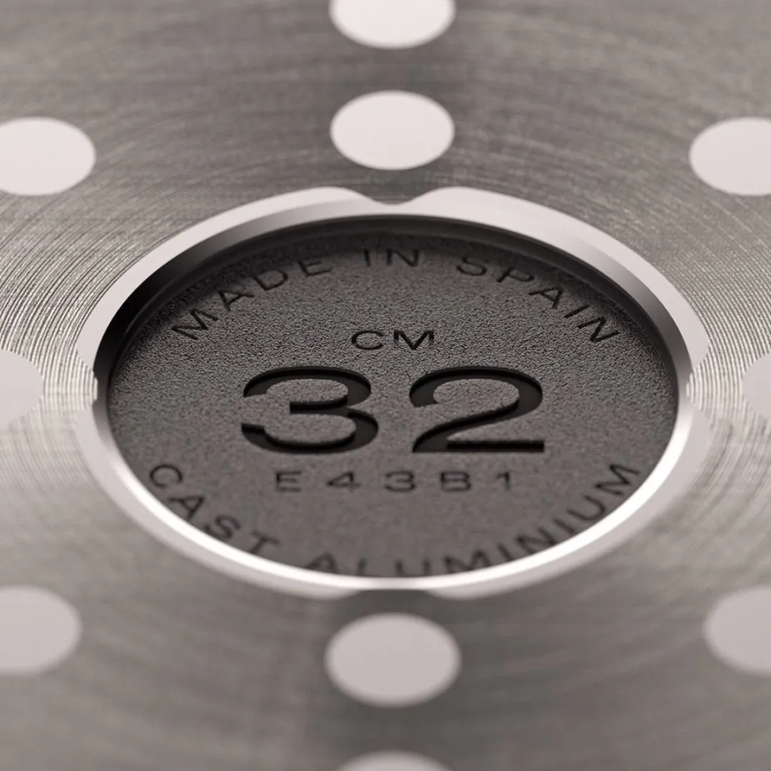 Valira Black Induction Braad-, Kookpan ø 32cm met Deksel - Extra Harde Coating,