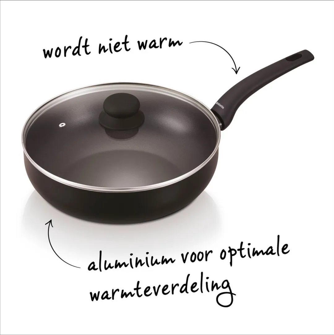 Brabantia Heat Hapjespan 28cm - Zwart