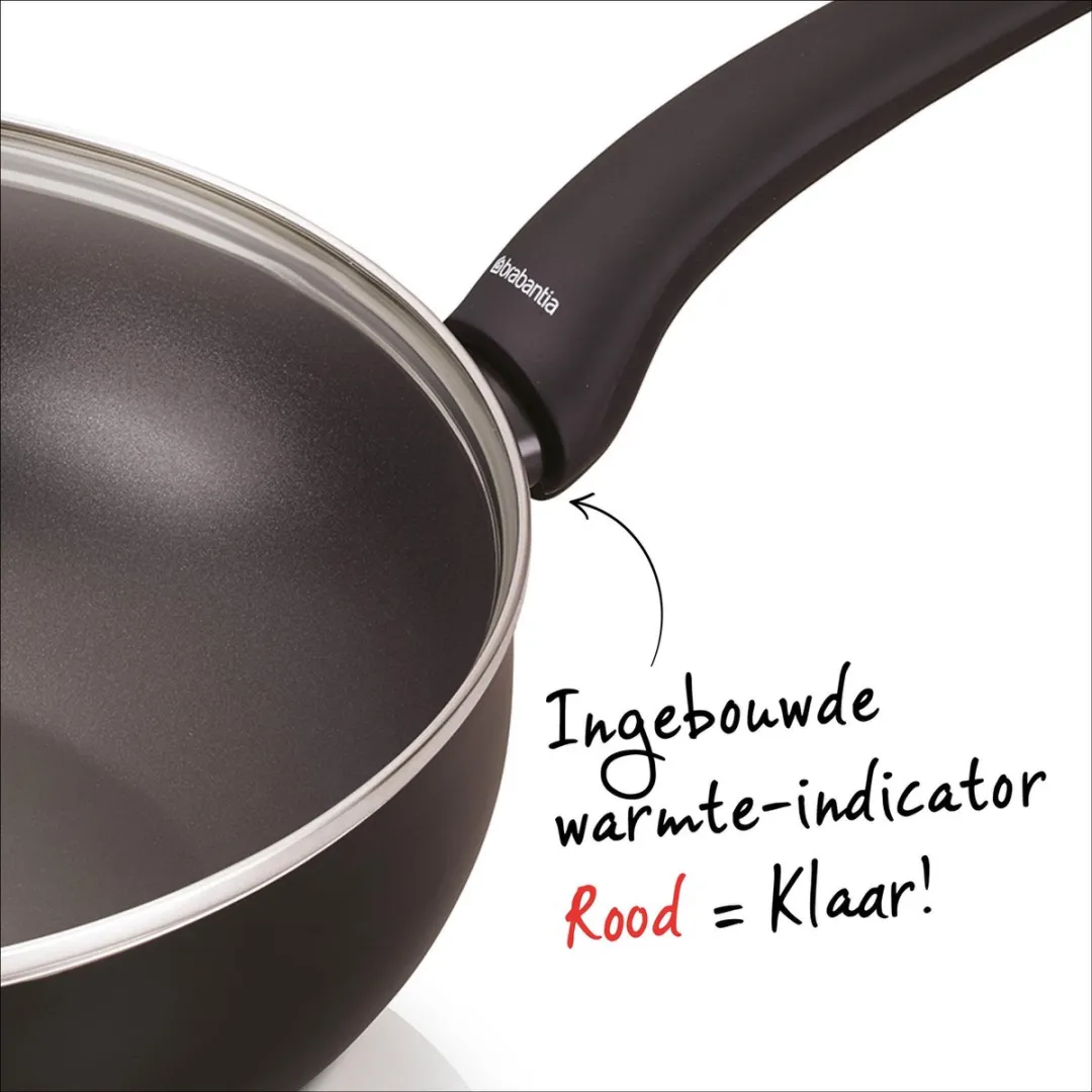 Brabantia Heat Hapjespan 28cm - Zwart