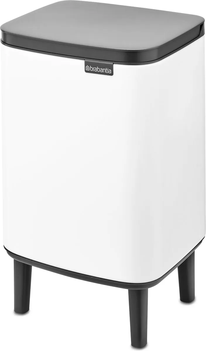 Brabantia Bo Hi Prullenbak 7L - White