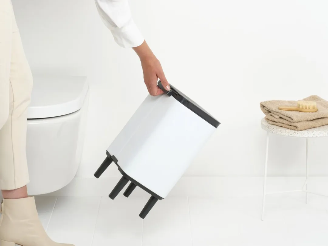 Brabantia Bo Hi Prullenbak 7L - White