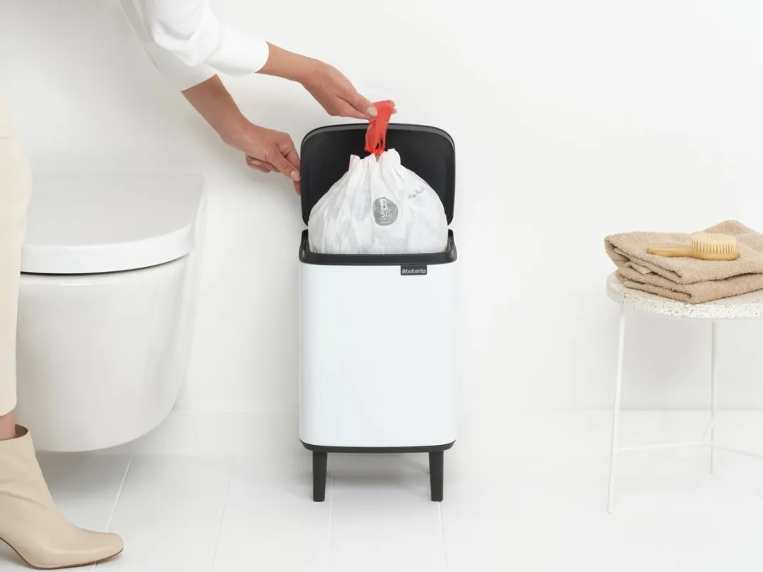 Brabantia Bo Hi Prullenbak 7L - White - afbeelding 6 van 6