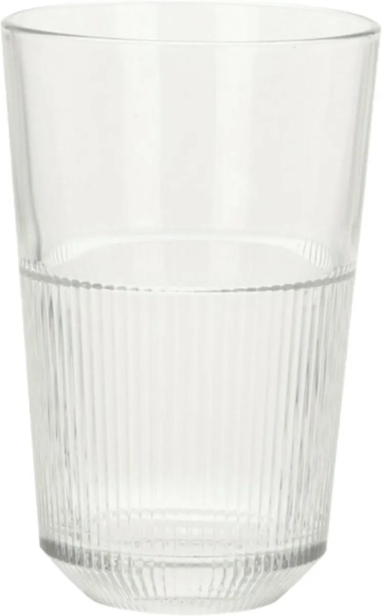 Excellent Houseware Whiskyglazen Set 4x 360ml - 9x IJsblokstenen