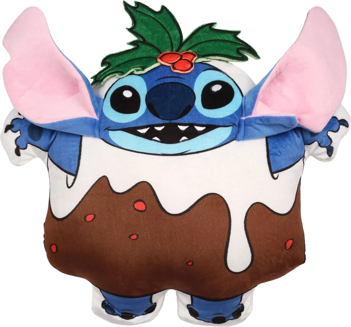 Disney Stitch Kerst Sierkussen 25x35cm - Blauw - afbeelding 5 van 6