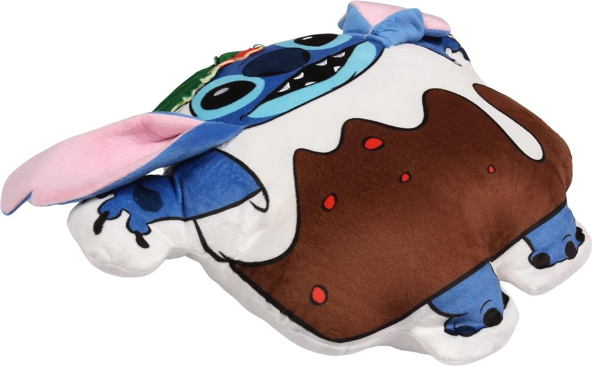 Disney Stitch Kerst Sierkussen 25x35cm - Blauw - afbeelding 4 van 6