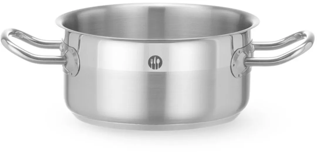 HENDI Lage Kookpan 16cm 1,5L - Zilver