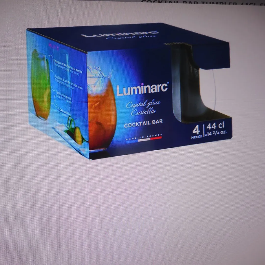 Luminarc Mojito Cocktailtumbler Set 4 Stuks - 44cl - Transparant