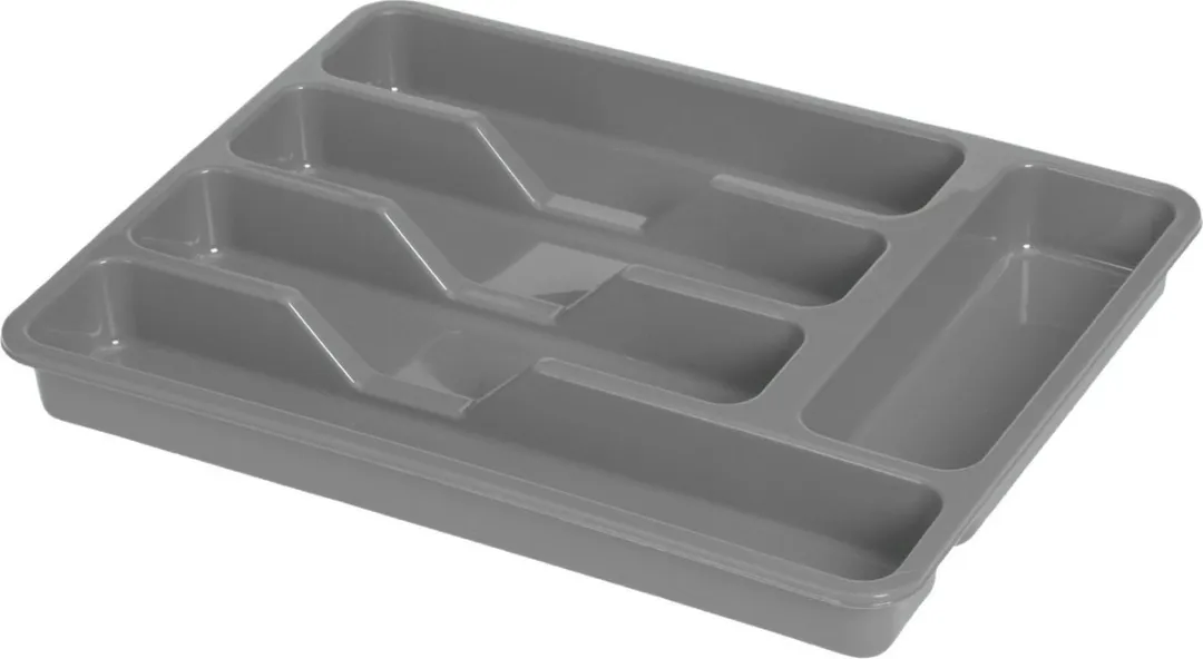Excellent Houseware Bestekbak 5-Vaks - Grijs