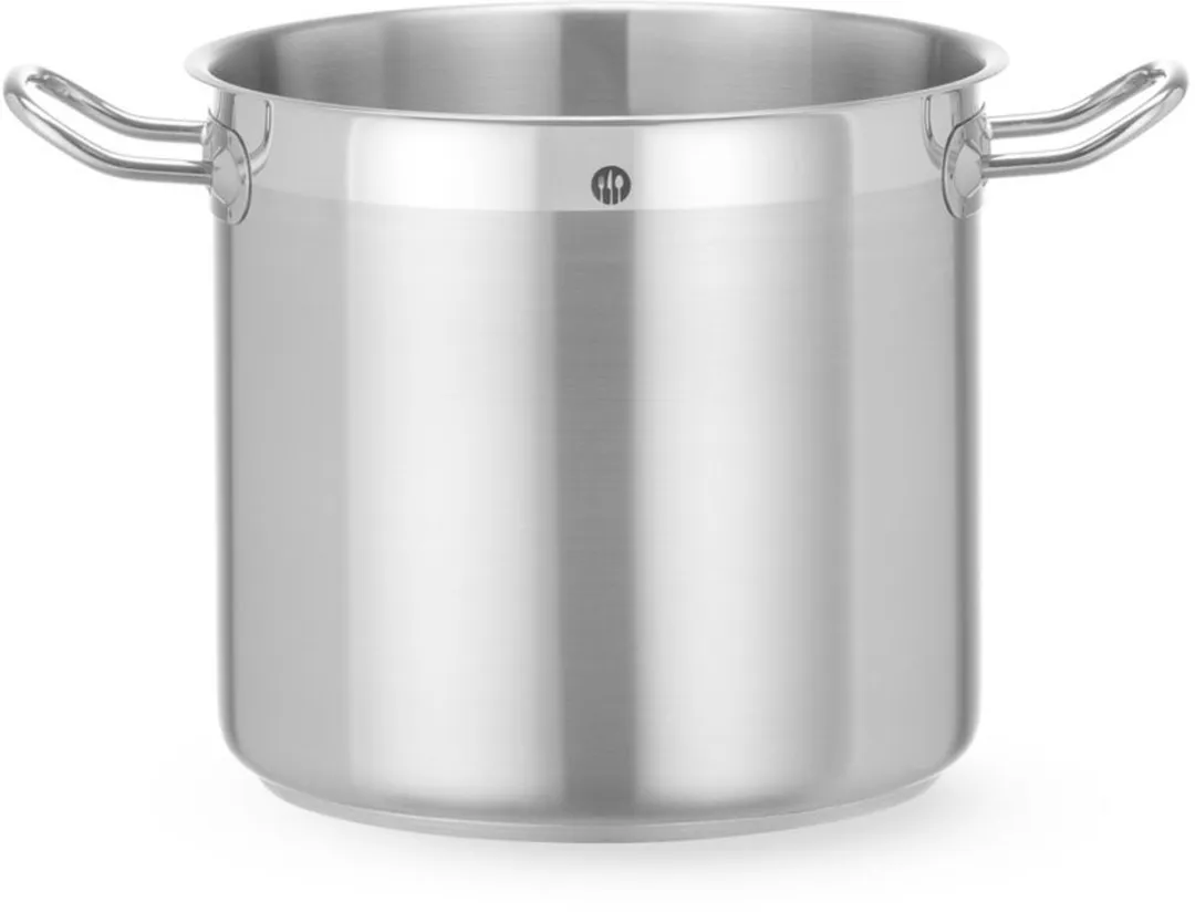 HENDI Profi Line Hoge Kookpan 9,8L - 24cm - Zilver