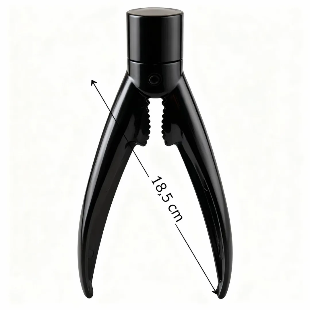 Fackelmann Knax 3-in-1 Notenkraker - 18,5 cm - Zwart