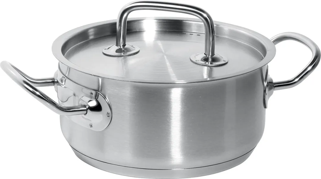 Hendi Kookpan 2,9L Inductiegeschikt Ø200mm - Zilver