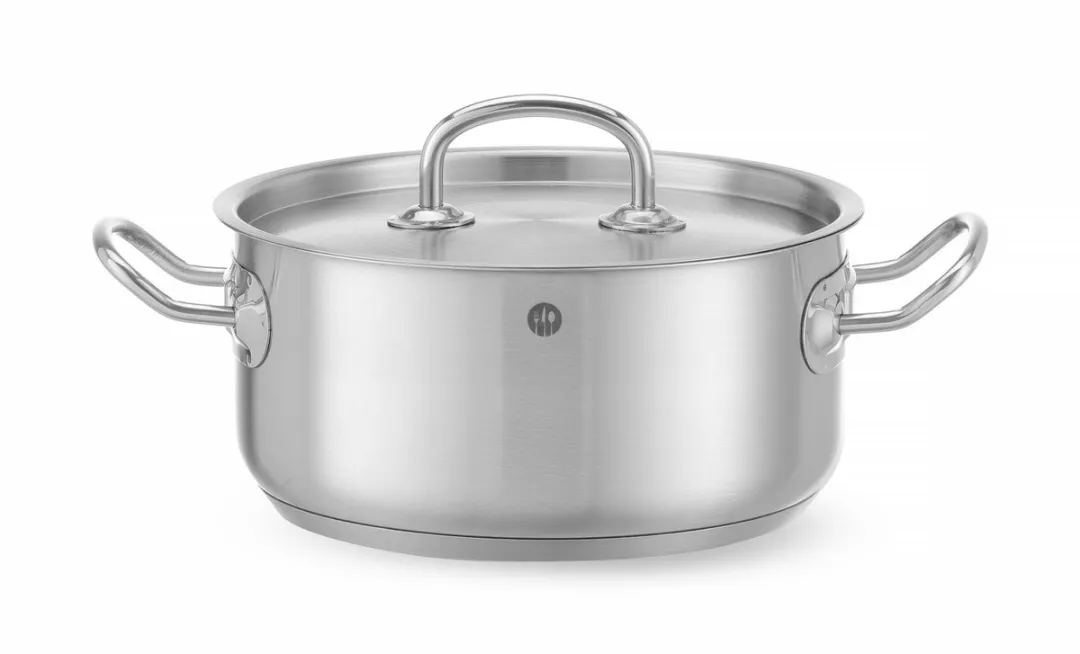Hendi Kookpan 2,9L Inductiegeschikt Ø200mm - Zilver