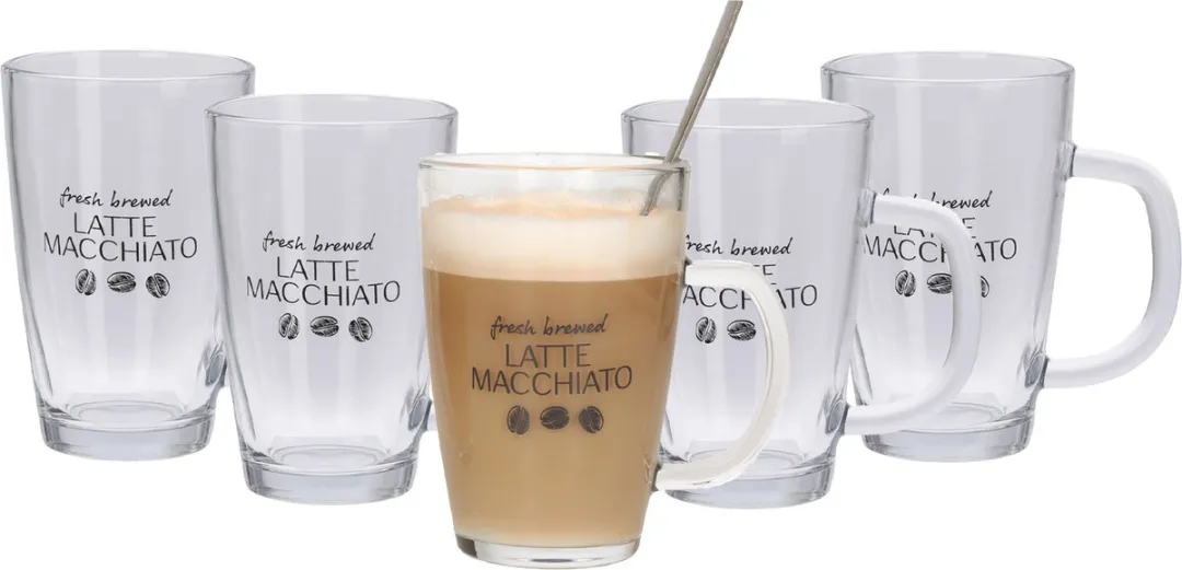 Excellent Houseware Latte Macchiato Glazen Set 6-delig