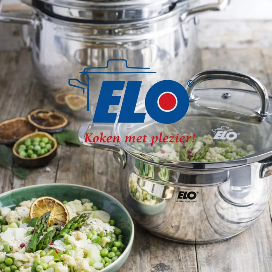 Fackelmann Elo 9807850 Set Aluminium Pannen - 3 Stuks met Glasdeksels - Ø20cm