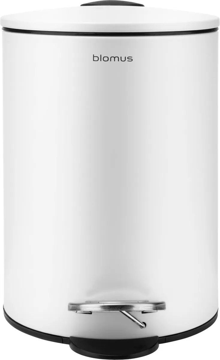 Blomus TUBO Pedaalemmer 3L - Wit