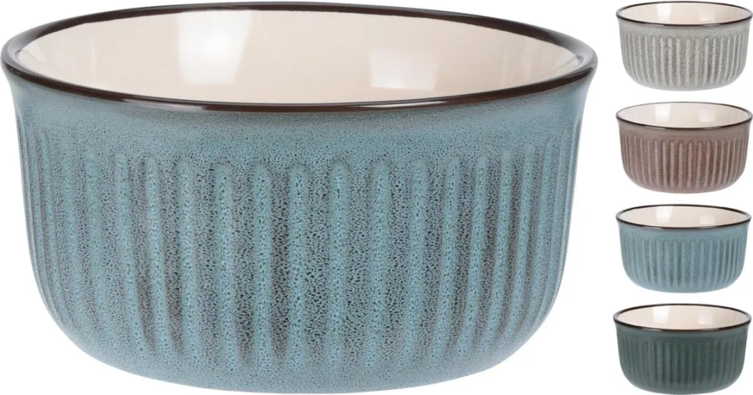Excellent Houseware Gespikkeld Aardewerk Schaal 500ml