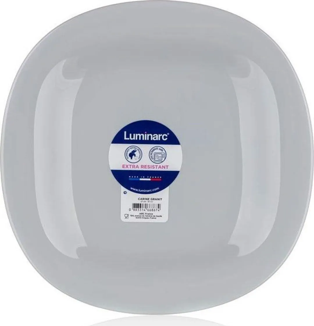 Luminarc Carine Dinerbord - Grijs Graniet 27cm