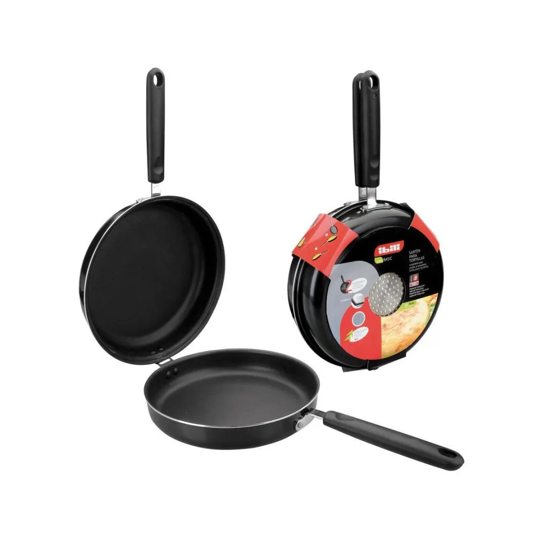 Ibili Tortilla-/Omeletpan 24cm - Zwart