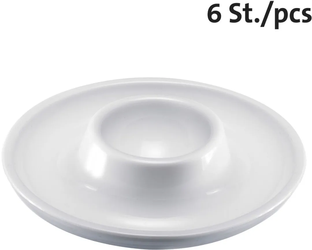 Westmark Punto Eierdopjes 6 Stuks - Ø10cm - Wit