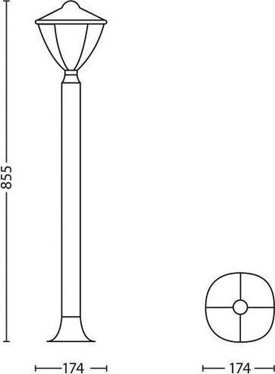 Philips myGarden Sokkellamp