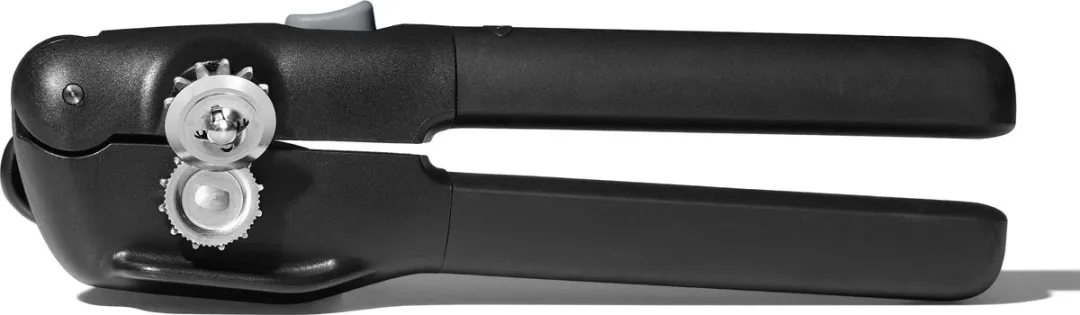 OXO Blikopener - Extra Grote Knop met Magneet - Zwart