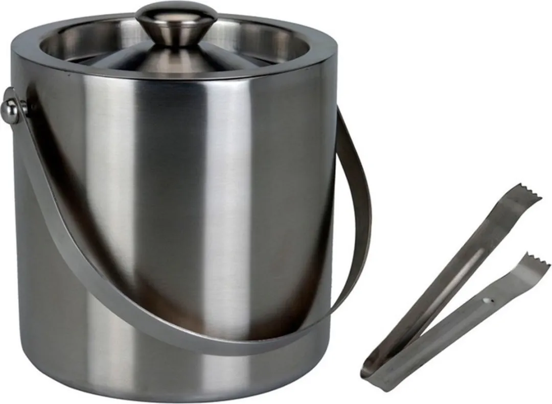Excellent Houseware RVS IJsemmer met Tang 1700ml - Grijs