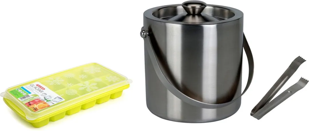 Excellent Houseware RVS IJsemmer met Tang 1700ml - Grijs