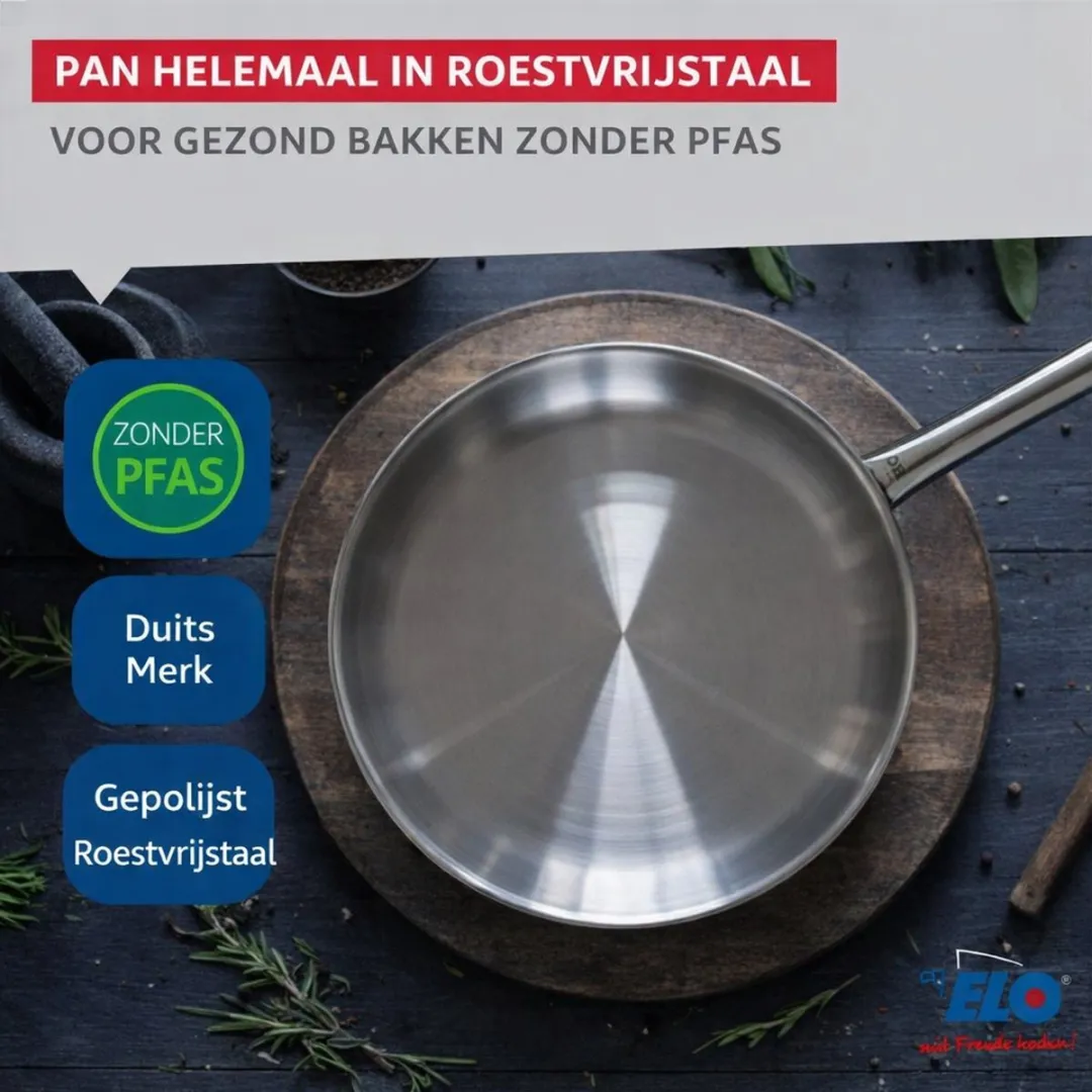 Fackelmann Elo Profi Keukenset 6-delig - Inductie - Roestvrij staal