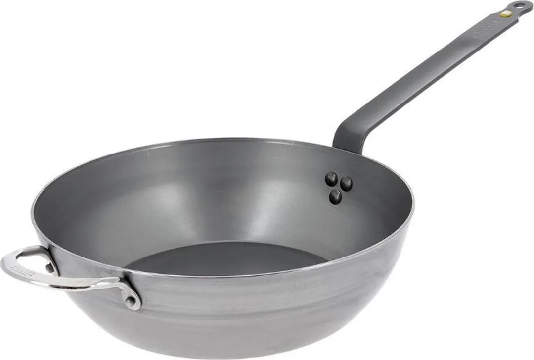 DeBuyer Mineral B Element Hapjespan Ø32cm - Zilver - afbeelding 6 van 6