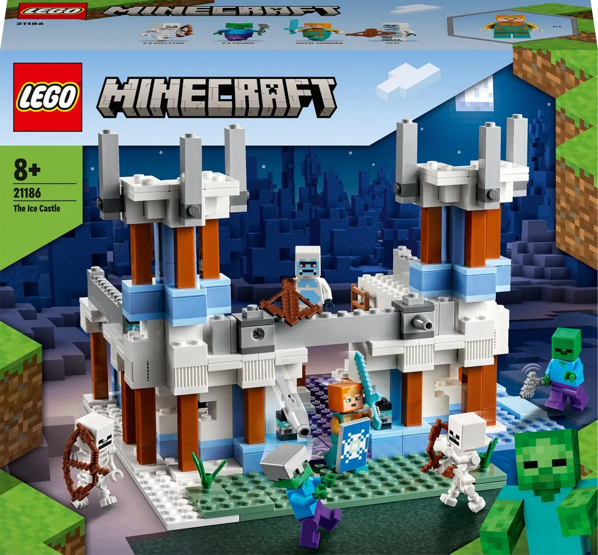 LEGO Minecraft IJskasteel 21186 - Meerkleurig