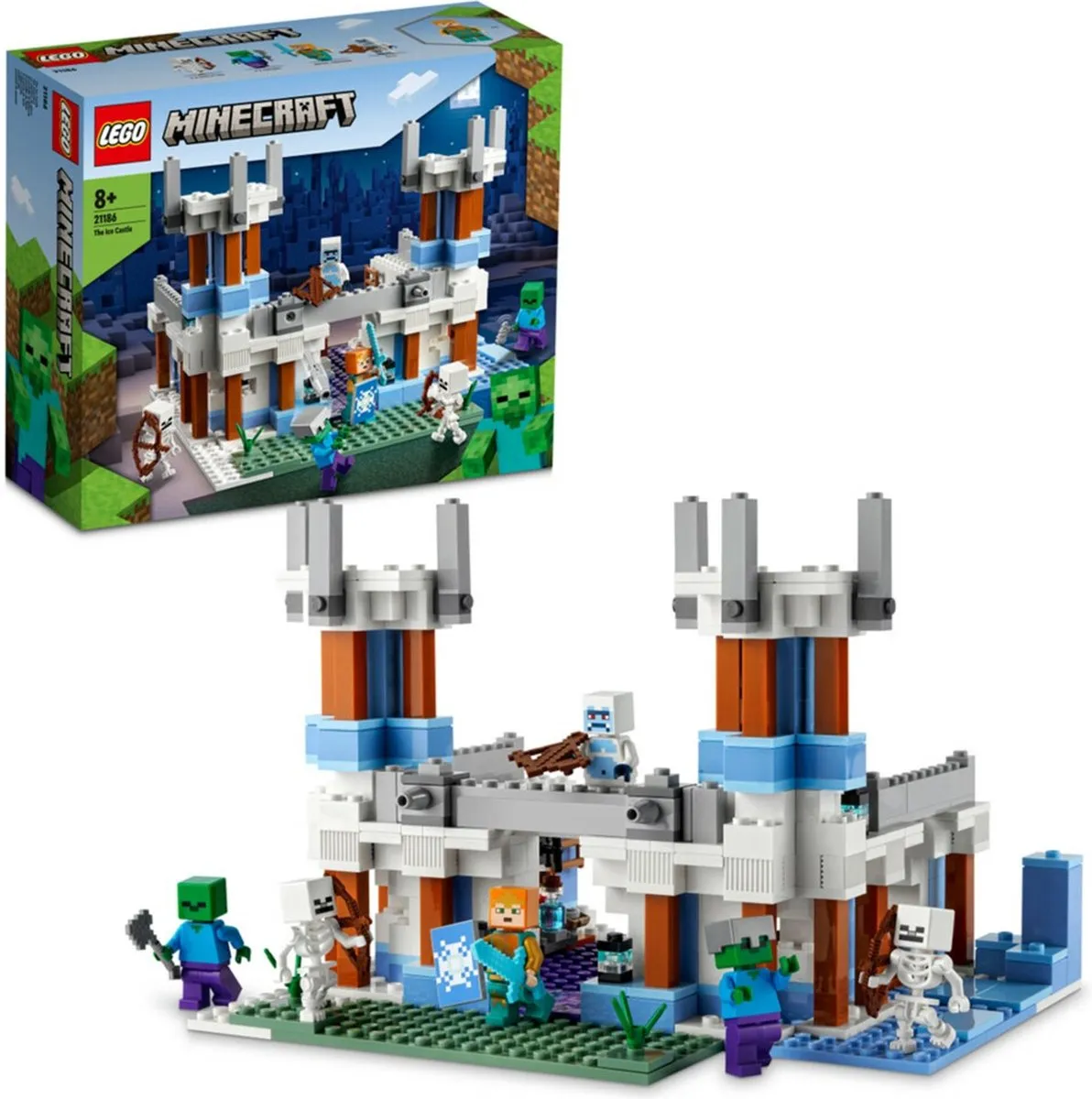 LEGO Minecraft IJskasteel 21186 - Meerkleurig - afbeelding 6 van 6