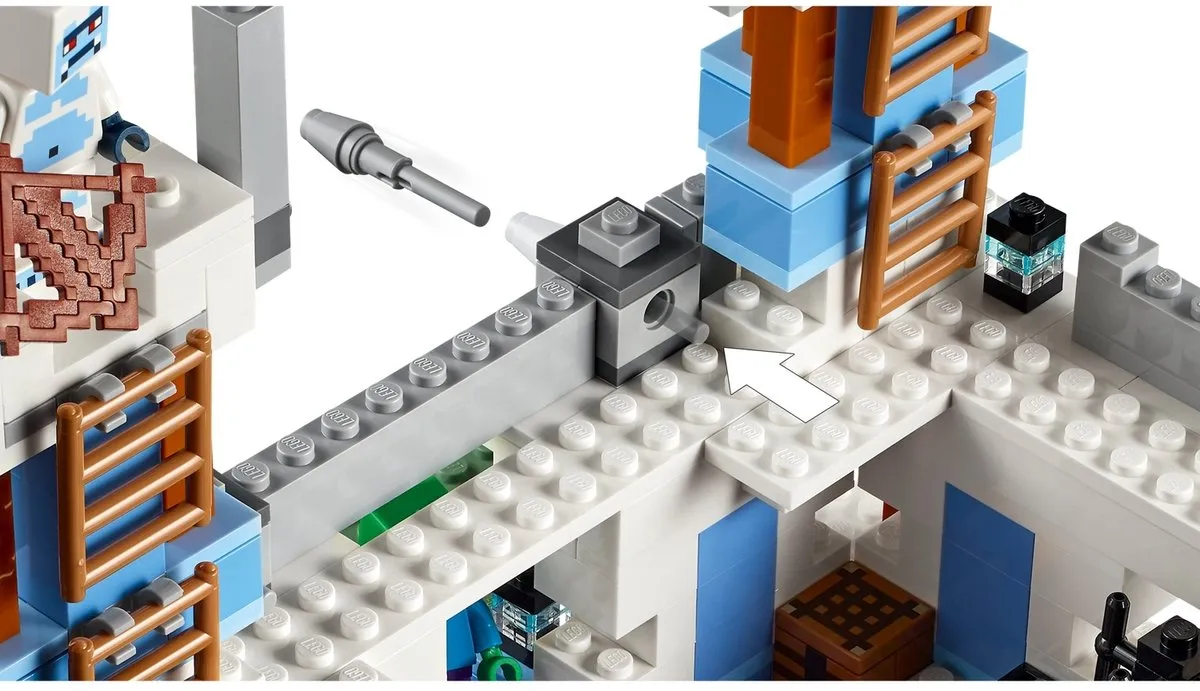 LEGO Minecraft IJskasteel 21186 - Meerkleurig