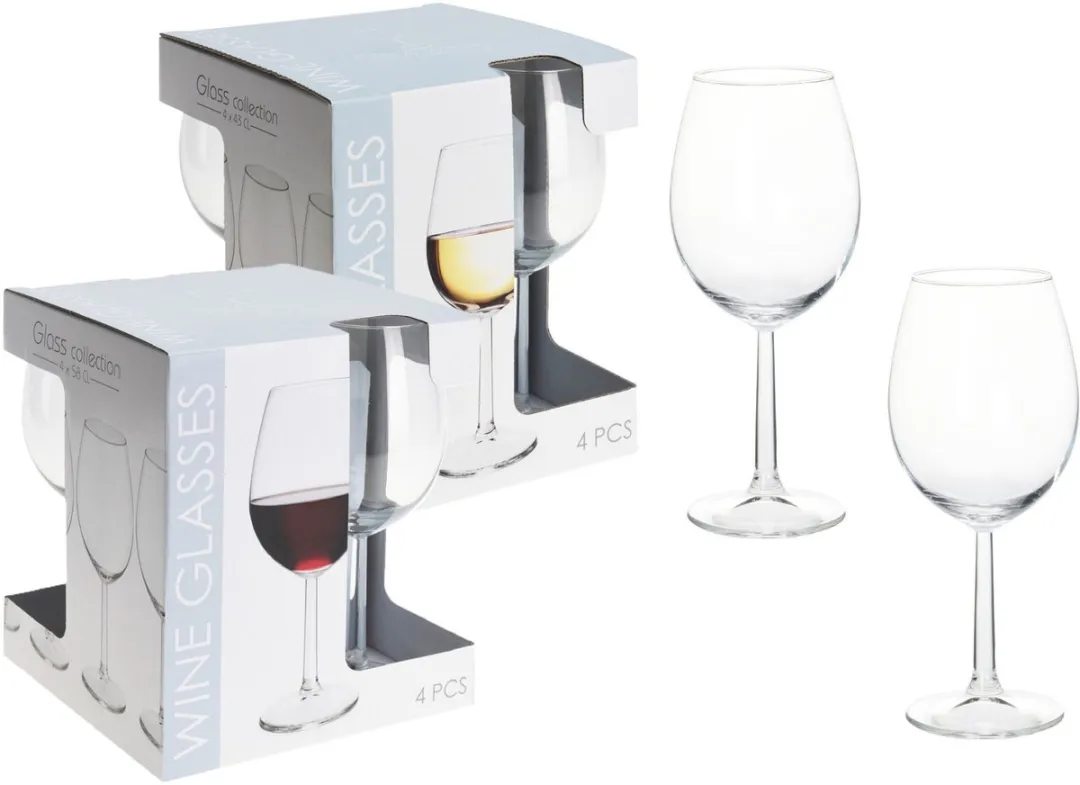 Excellent Houseware Wijnglazen Set 8 Stuks