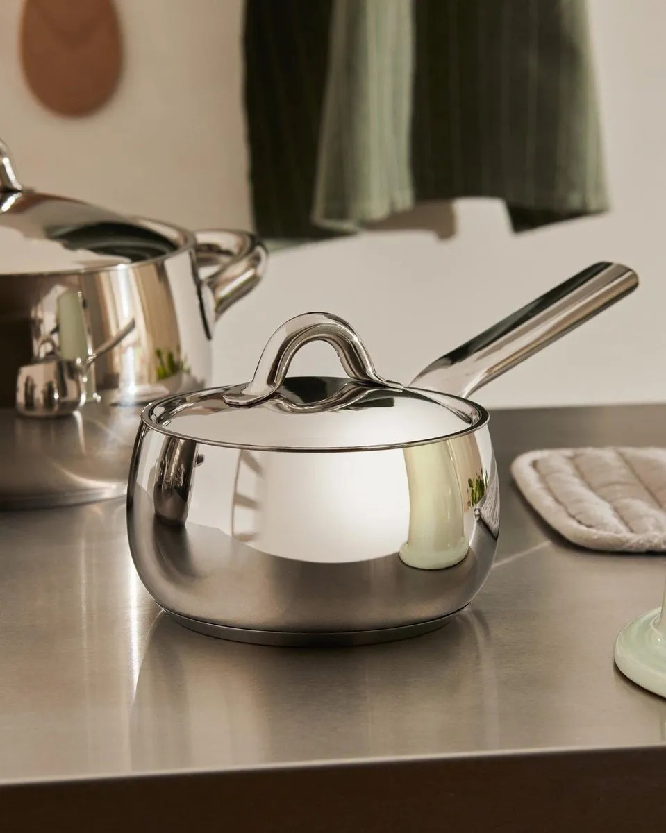 Alessi Steelpan Mami SG105/14 - Ø14,5cm - 1L - Zilver