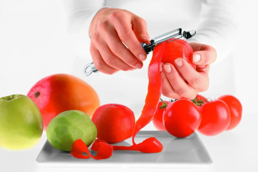 Rösle Tomaten en kiwi peeler - Ergonomisch - RVS - Zilver