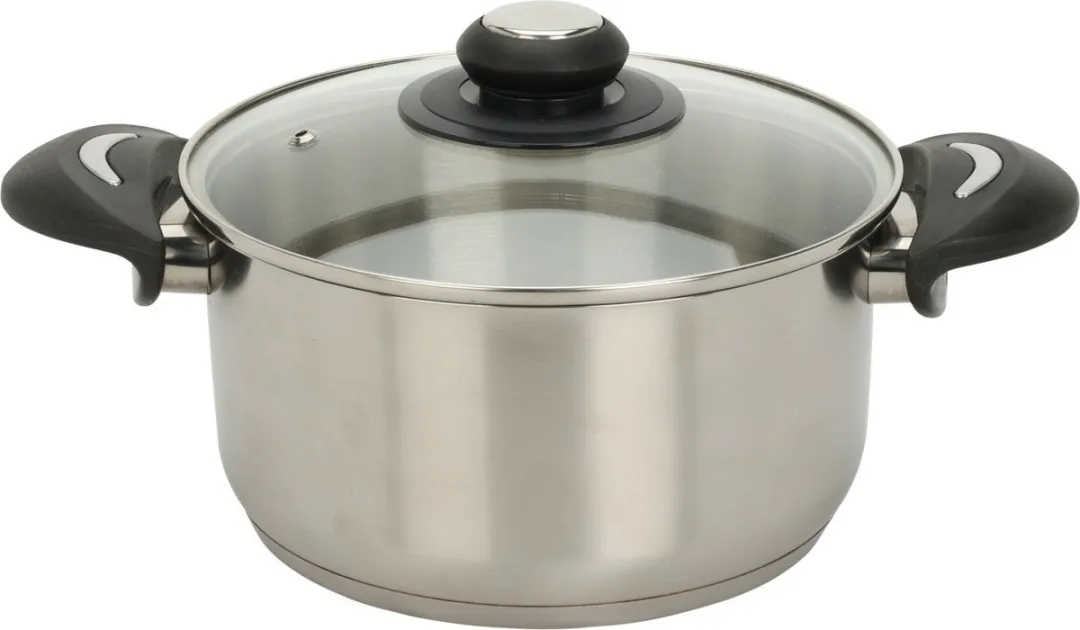 Excellent Houseware Kookpannen Set 3-delig - 1.8/2.7/3.5L - RVS - Zilver