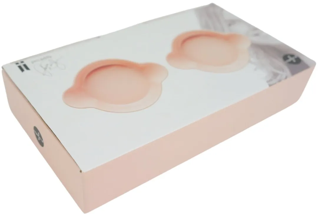 Sagaform Piccadilly serveerschaal ovenschaal klein roze 18 cm set van 2