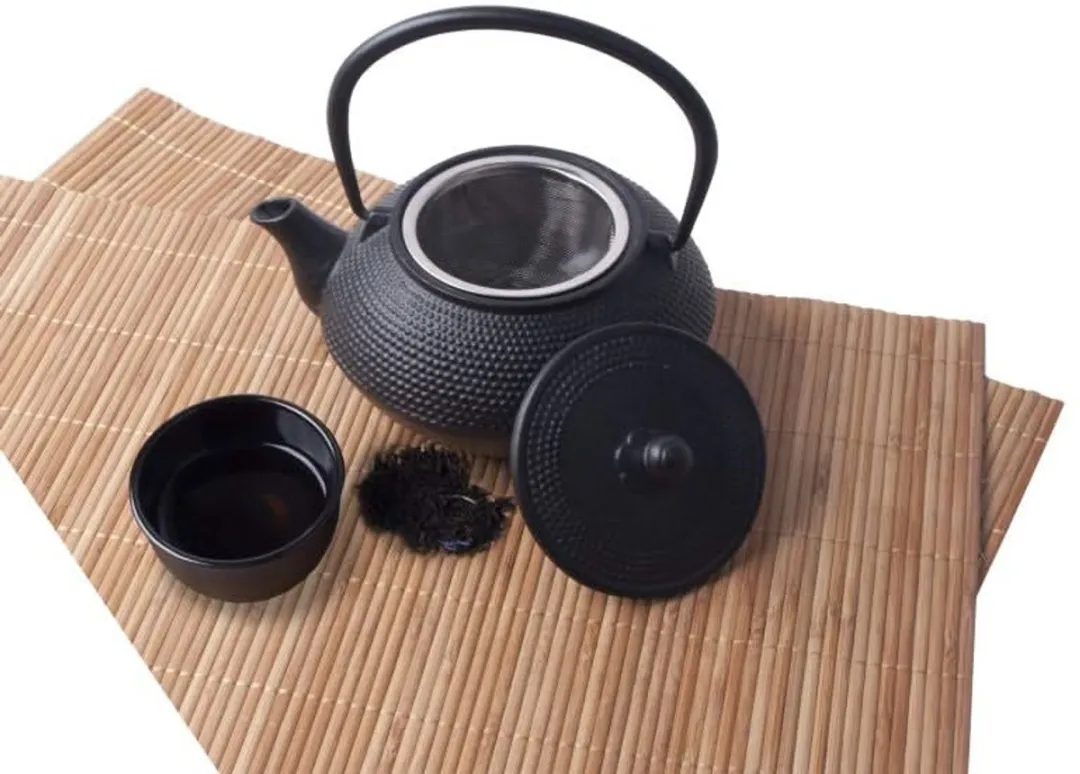 Cookinglife Theepot Gietijzer 800ml - 4 Personen - Zwart